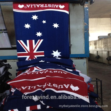 100% Cotton Print Beach Towel with low price